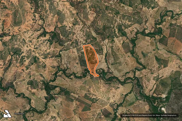 Imagem de satélite de Faz Curimatai em BUENÓPOLIS - MG