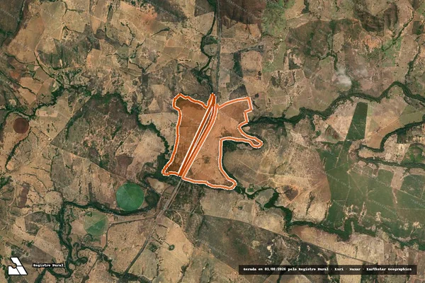 Imagem de satélite de Fazenda Da Morada em BUENÓPOLIS - MG