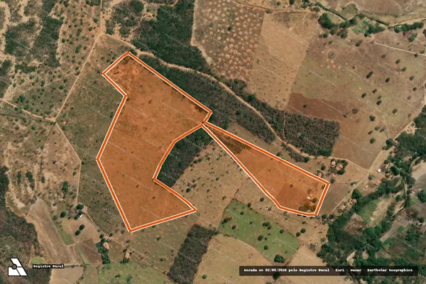 Imagem de satélite de FAZENDA PE DE SERRA em BUENÓPOLIS - MG
