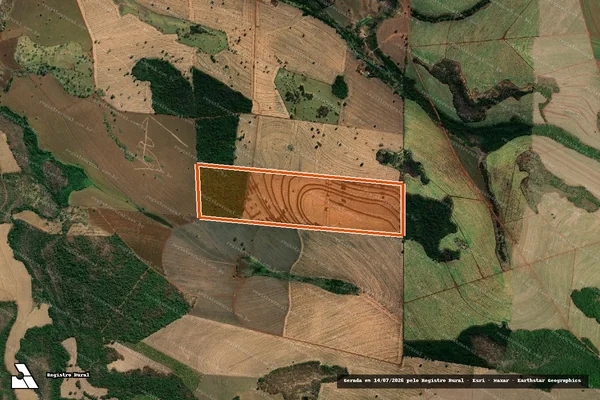 Imagem de satélite de FAZENDA MATA VELHA em CANÁPOLIS - MG