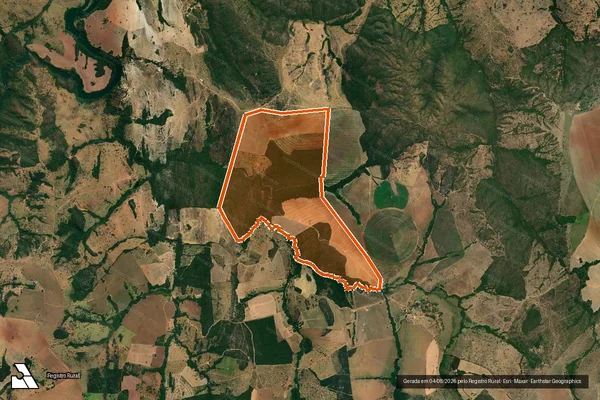 Imagem de satélite de FAZENDA CAVALHEIRO em IPAMERI - GO