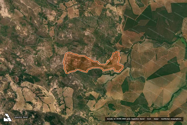 Imagem de satélite de Fazenda Ponte Velha em CORINTO - MG