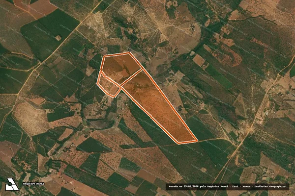 Imagem de satélite de Barroca em CURVELO - MG