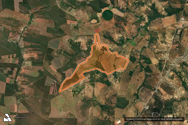 Imagem de satélite de Fazenda Saco Redondo em CURVELO - MG