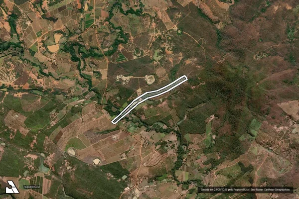 Imagem de satélite de FAZENDA CASA NOVA em SALINAS - MG
