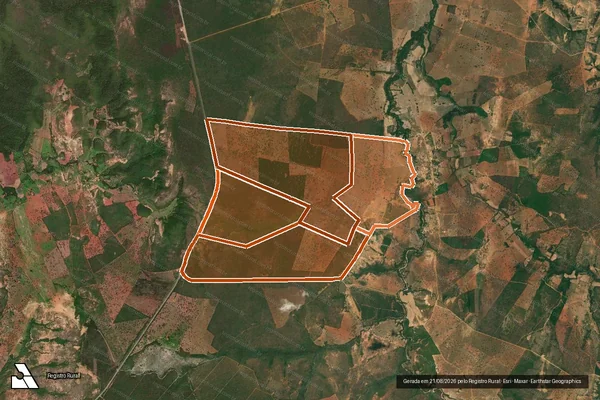 Imagem de satélite de FAZENDA RIACHO DOS CAVALOS em JOAQUIM FELÍCIO - MG