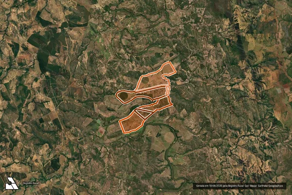 Imagem de satélite de FAZENDA NOVO ENGENHO em PRESIDENTE JUSCELINO - MG