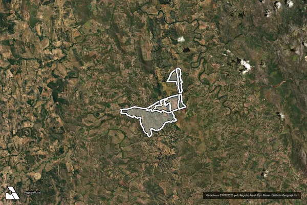 Imagem de satélite de FAZENDA JATAI em PRESIDENTE JUSCELINO - MG