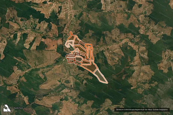 Imagem de satélite de Fazenda Male - Pelador em ITAMARANDIBA - MG