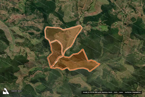 Imagem de satélite de FAZENDA CATINGAS em MALACACHETA - MG