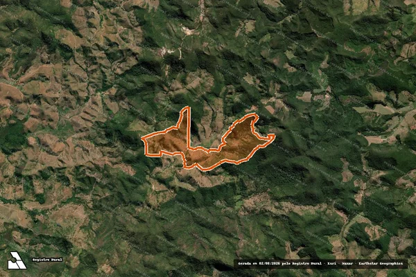 Imagem de satélite de FAZENDA CRISOLITA em FRANCISCÓPOLIS - MG
