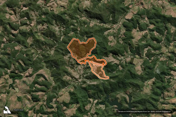 Imagem de satélite de FAZENDA GRANADA em TEÓFILO OTONI - MG