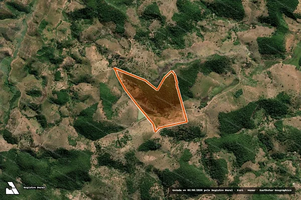 Imagem de satélite de FAZENDA VEREDA em TEÓFILO OTONI - MG