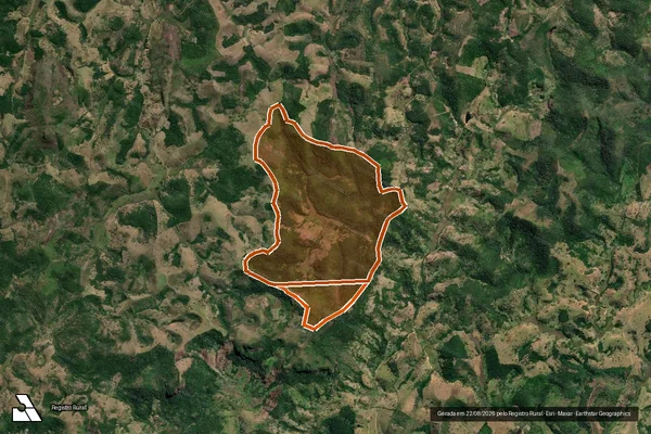 Imagem de satélite de FAZENDA SANTO ANTONIO em CRISÓLITA - MG