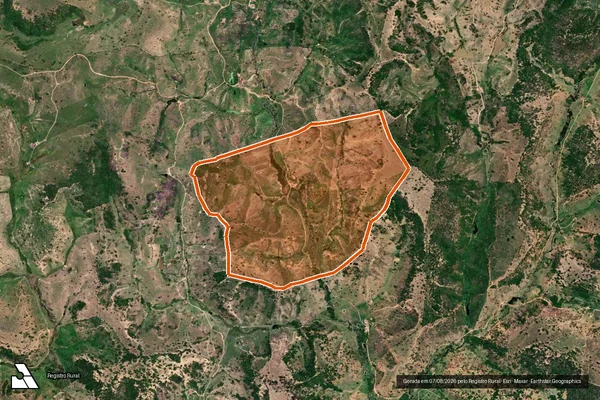 Imagem de satélite de Fazenda Primavera em CRISÓLITA - MG
