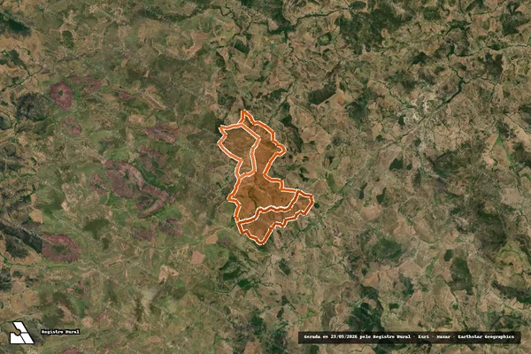 Imagem de satélite de FAZENDA NOVO HORIZONTE em ATALÉIA - MG