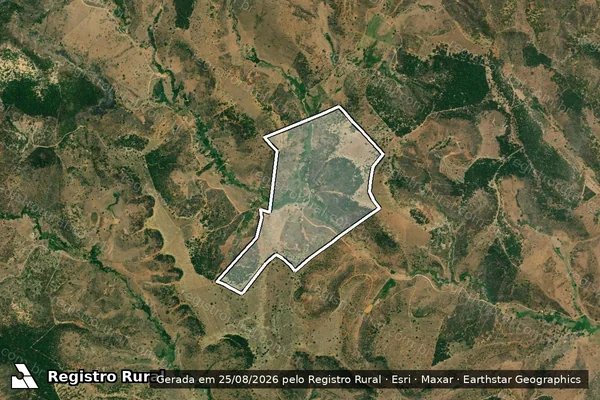 Imagem de satélite de Fazenda Bela Vista em ATALÉIA - MG