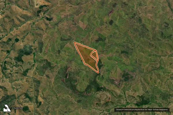 Imagem de satélite de Fazenda Paraju em ATALÉIA - MG