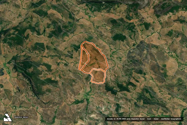 Imagem de satélite de Fazenda Pratinha em ATALÉIA - MG