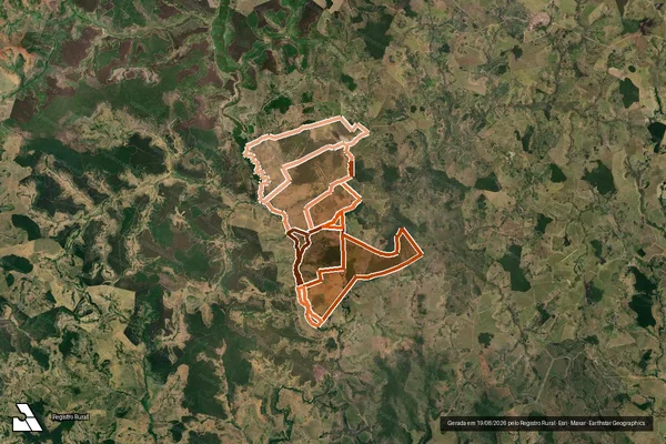 Imagem de satélite de Fazenda Primavera em NANUQUE - MG