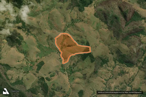 Imagem de satélite de FAZENDA VISTA ALEGRE em OURO VERDE DE MINAS - MG