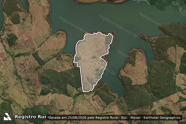 Imagem de satélite de FAZENDA COLORADO em ARAGUARI - MG