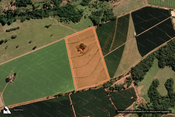 Imagem de satélite de Fazenda Cahoeirinha em ARAGUARI - MG