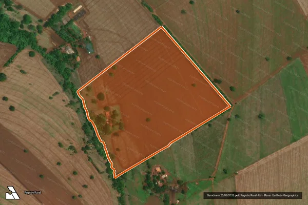Imagem de satélite de Fazenda Vencedora em CAPINÓPOLIS - MG
