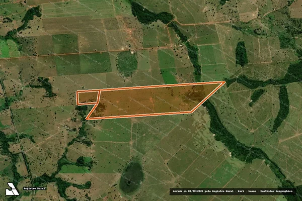 Imagem de satélite de FAZENDA NOSSA SENHORA APARECIDA em ARAPUTANGA - MT