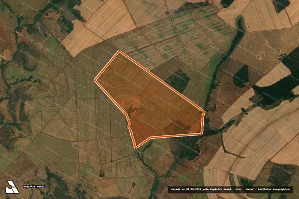 Imagem de satélite de FAZENDA RAMADA em ITUIUTABA - MG