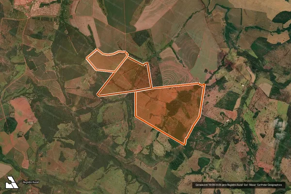Imagem de satélite de FAZENDA SAO LOURENCO C DA PORTEIRA em ITUIUTABA - MG