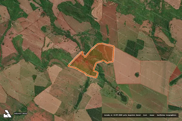 Imagem de satélite de FAZENDA BOQUEIRAO em TUPACIGUARA - MG