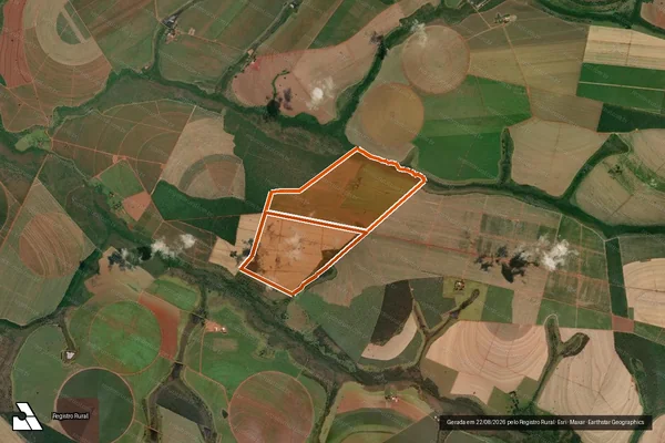 Imagem de satélite de Fazenda Vale Do Sol em TUPACIGUARA - MG