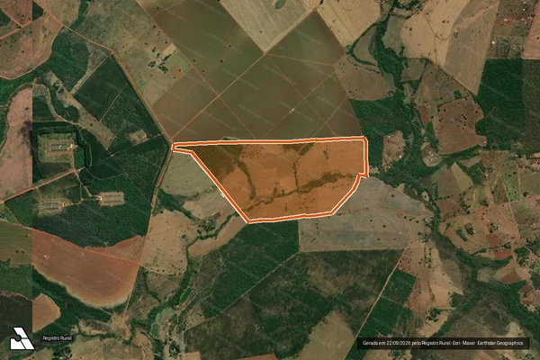 Imagem de satélite de FAZENDA GALHEIRO em UBERLÂNDIA - MG