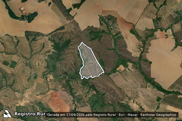 Imagem de satélite de Faz Rio Preto Lugar Varoes em ABADIA DOS DOURADOS - MG