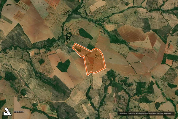 Imagem de satélite de FAZENDA MONTE ALVAO PINDAIBAS em ABADIA DOS DOURADOS - MG