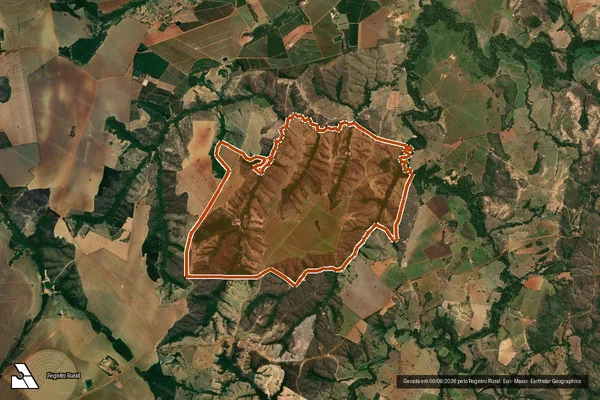 Imagem de satélite de FAZENDA SANTO ANTONIO DA LAGE em COROMANDEL - MG