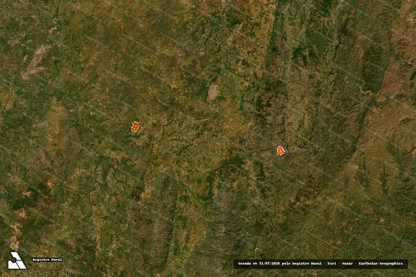 Imagem de satélite de FAZENDA PALMEIRAS em SÃO JOÃO DA LAGOA - MG