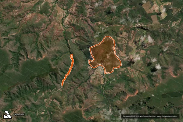 Imagem de satélite de Fazenda Bora 1 2 3 em NOVO CRUZEIRO - MG