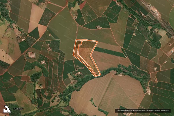 Imagem de satélite de FAZENDA POSSES em INDIANÓPOLIS - MG
