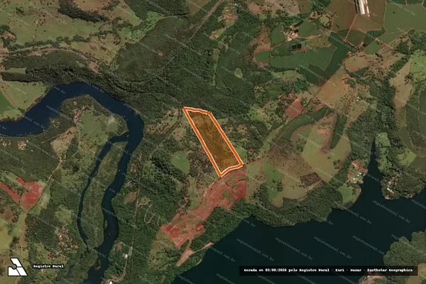 Imagem de satélite de FAZENDA PEDRAO em INDIANÓPOLIS - MG