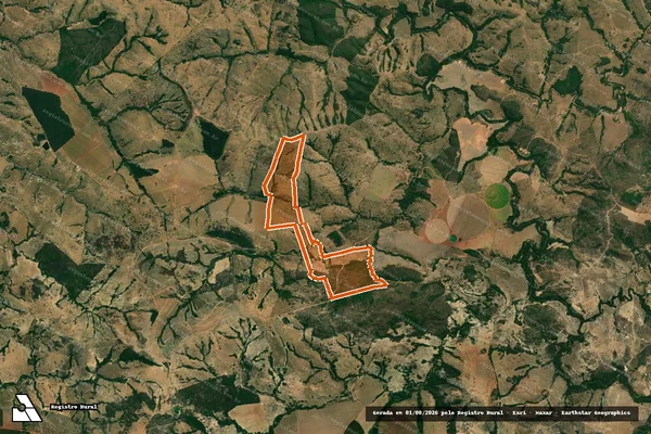 Imagem de satélite de FAZENDA MAXIMOS LUGAR SUCURI em MONTE CARMELO - MG