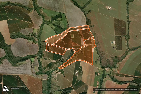 Imagem de satélite de Fazenda Ouro Verde em PATROCÍNIO - MG