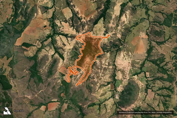 Imagem de satélite de FAZENDA PILAR em PATOS DE MINAS - MG
