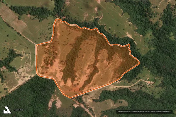 Imagem de satélite de FAZENDA COCAIS em PATOS DE MINAS - MG