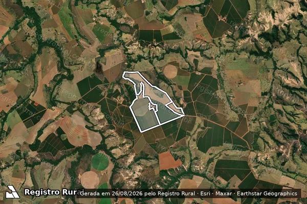 Imagem de satélite de FAZENDA SOBRADO em RIO PARANAÍBA - MG