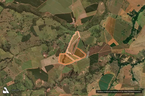 Imagem de satélite de FAZENDA SALSA em RIO PARANAÍBA - MG