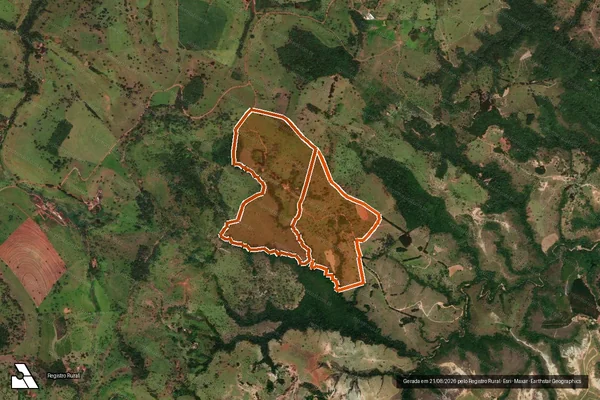 Imagem de satélite de FAZENDA GAMELEIRA em SÃO GOTARDO - MG