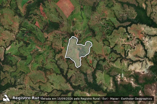 Imagem de satélite de FAZENDA VARGEM E LAGOA em SÃO GOTARDO - MG