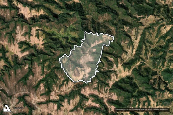 Imagem de satélite de Faz Santa Marta Serra Selada Genti em TIROS - MG